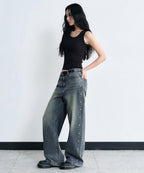 MUSINSA STANDARD WOMAN MUSINSA STANDARD WOMAN Women's Denim Pants [Rusty Blue]
