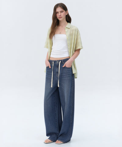 MUSINSA STANDARD WOMAN Women's Denim Pants [Medium Indigo]