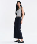 MUSINSA STANDARD WOMAN MUSINSA STANDARD WOMAN Denim Maxi Skirt deep indigo