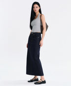 MUSINSA STANDARD WOMAN MUSINSA STANDARD WOMAN Denim Maxi Skirt deep indigo