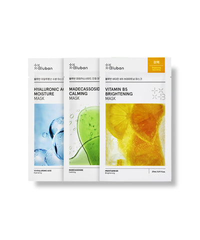 BLUBAN Gelling Sheet Mask Pack 7 Sheets