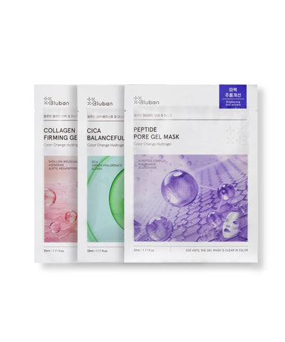 BLUBAN Gel Mask Pack - 3 Types