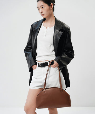 MUSINSA STANDARD WOMAN Women's Half Moon Shoulder Bag