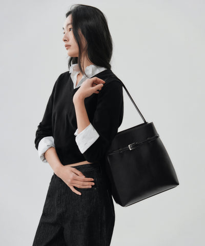 MUSINSA STANDARD WOMAN Women's Belted Bucket Bag
