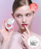 KUNDAL KUNDAL Dew Drop Lip Glaze Balm + Free Silver Key Ring Bag