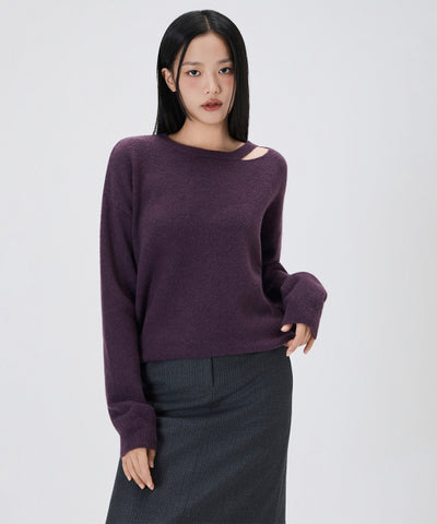MIXXO Neck Slit Point Pullover - Size S/C