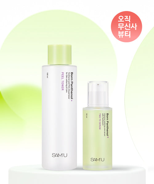 SAMU Sammu Bone Panthenol Peel Toner 180ml + Tutu Serum 50ml