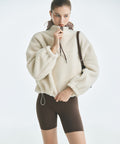 MIXXO MIXXO Dumble Half Zip-Up Fleece Sweatshirt - S