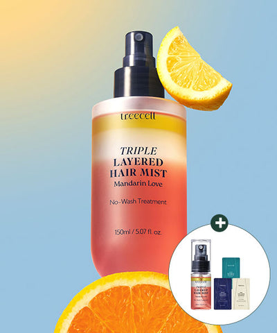 Triple layered hair mist 150ml (+20ml & 3 types of shampoo sachet)