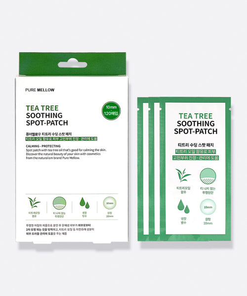 PURE MELLOW Tea Tree Soothing Spot Patch 120 sheets