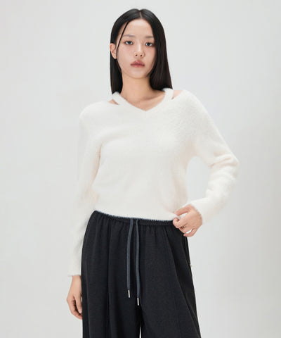 MIXXO Wingsa Shoulder Slit Pullover S