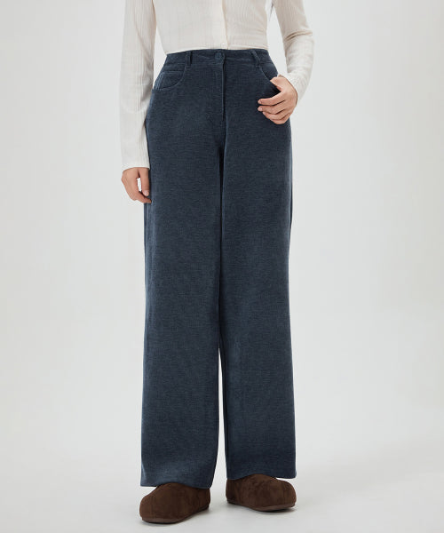 MIXXO MIXXO Soft Corduroy Straight Fit Pants
