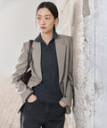 MIXXO MIXXO T-Shirt Button-up Neck