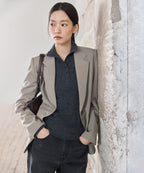 MIXXO MIXXO T-Shirt Button-up Neck