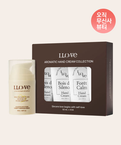 [SET] Ilove Aromatic Hand Cream 4 Types Collection + Hexarion Rice PDRN Core Fit Ampoule Cream 50ml
