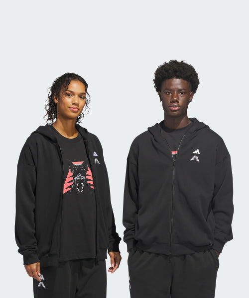 ADIDAS ADIDAS Anthony Edwards Foundation Full Zipper Hoodie