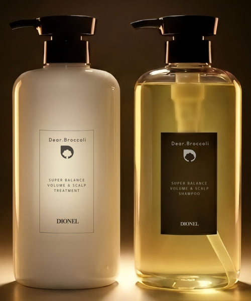 DIONEL Deer Broccoli Super Balance Volume & Scalp Shampoo 750ml + Treatment 750ml