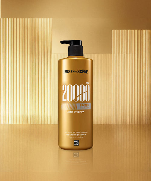 MISEENSCENE [Large Capacity/High Nutrition] Protein Therapy Clinic 20000 Protein Shampoo 1000ml