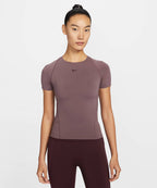 NIKE NIKE T-Shirt Short Sleeve Top - Burgundy Crush
