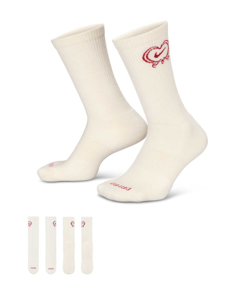 NIKE NIKE Everyday Plus Cushioned Crew Socks - Size