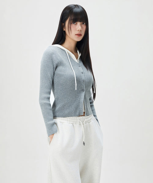 MIXXO MIXXO Hoodie Layered Cardigan