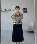 MIXXO MIXXO Long Pleated Skirt C/S