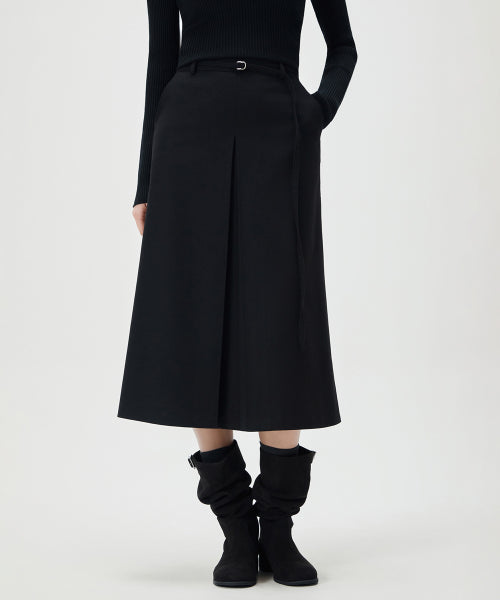 MIXXO MIXXO Inter-pleated long skirt size S/C