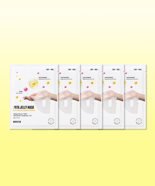 Rovectin Rovectin Vita Jelly Mask Double Radiance 5 pieces