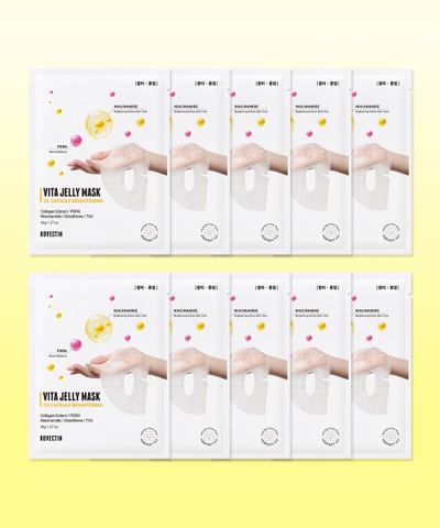 Rovectin Vita Jelly Mask Double Radiance 10 pieces