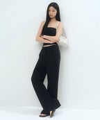MUSINSA STANDARD WOMAN MUSINSA STANDARD WOMAN Slacks Wide [Black]