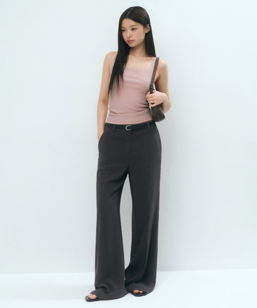 MUSINSA STANDARD WOMAN MUSINSA STANDARD WOMAN Slacks Gray