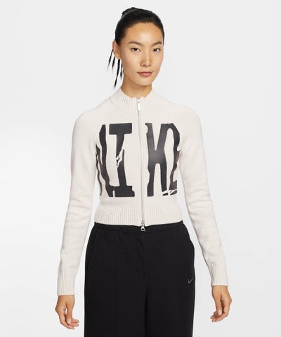 NIKE Knitwear Full Zip Sweater W - Size