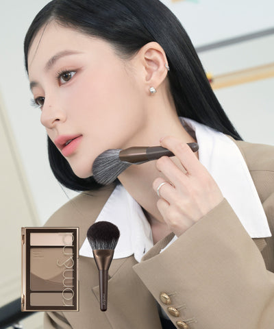 rom&nd Better Than Contour + Chin Brush