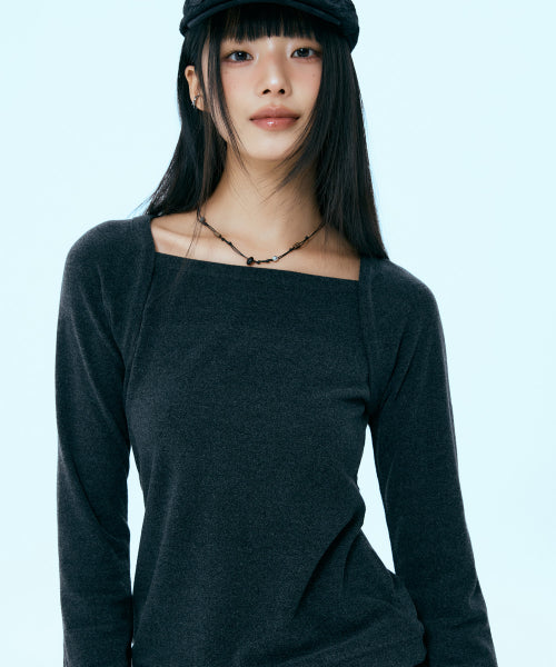 MIXXO MIXXO T-Shirt Square Neck Bolero