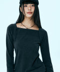 MIXXO MIXXO T-Shirt Square Neck Bolero