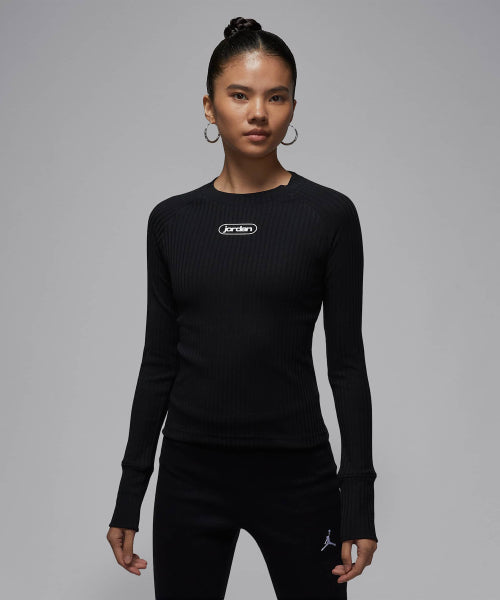 NIKE NIKE Jordan Flight Long Sleeve Top W - Black
