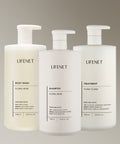 LIFENET [3 types] 1000ML 3-piece set (Wash + Shampoo + Treatment)