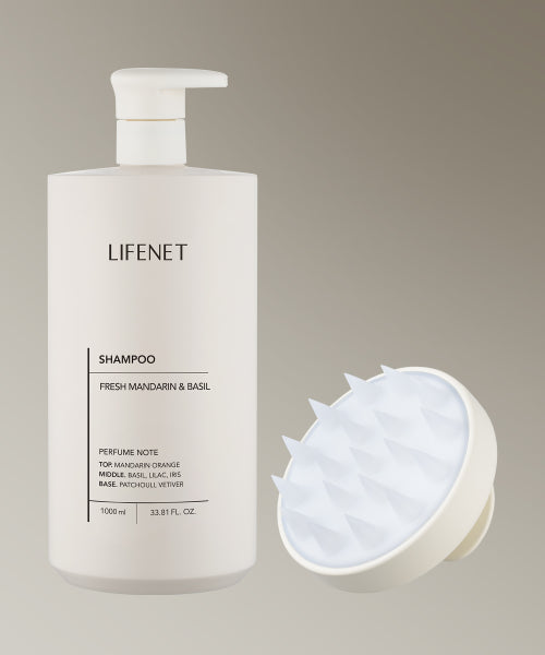 LIFENET [SET] Perfume shampoo 1000ml + shampoo brush