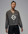 NIKE Nike Jordan T-Shirt Long Sleeve - Olive Gray