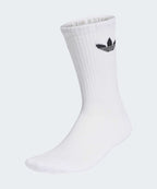 ADIDAS ADIDAS Pair of Trefoil Crew Socks - White
