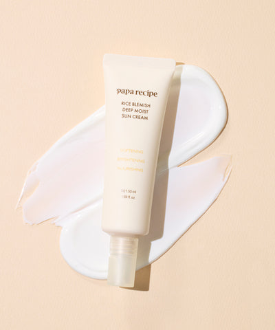 PAPARECIPE Rice Blemish Deep Moist Sun Cream 50ml SPF50+ PA++++