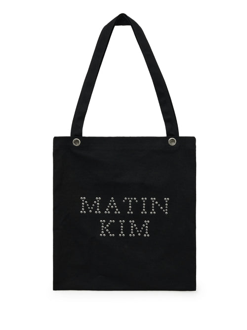 MATIN KIM MATIN KIM Eco Bag with Stud Logo