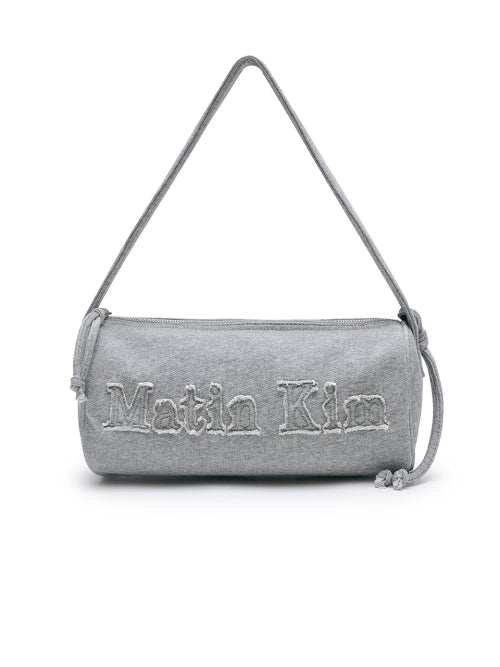 MATIN KIM MATIN KIM Applique Logo Jersey Duffle Bag