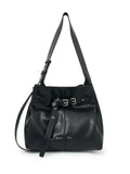 MATIN KIM MATIN KIM BELTED VOLUNN MID BUCKET BAG