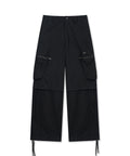 MATIN KIM MATIN KIM Detachable Cargo Pants Black