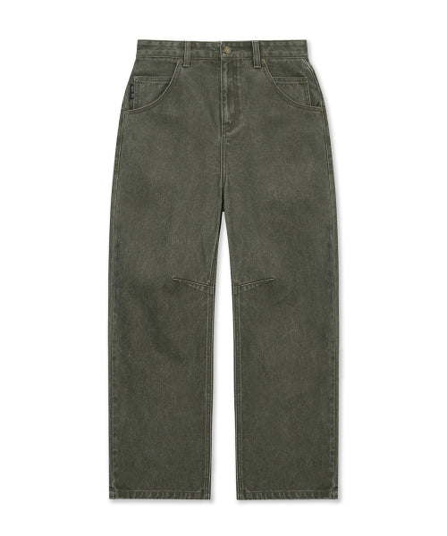 MATIN KIM MATIN KIM DART POINT DENIM PANTS Khaki