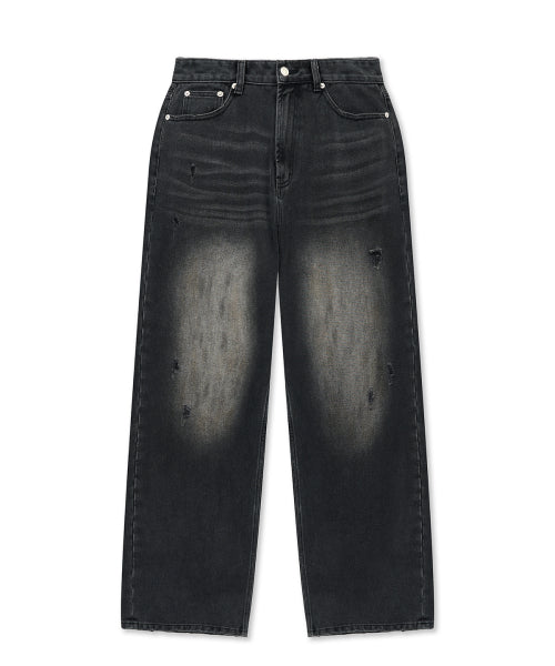 MATIN KIM MATIN KIM Vintage Denim Pants Black