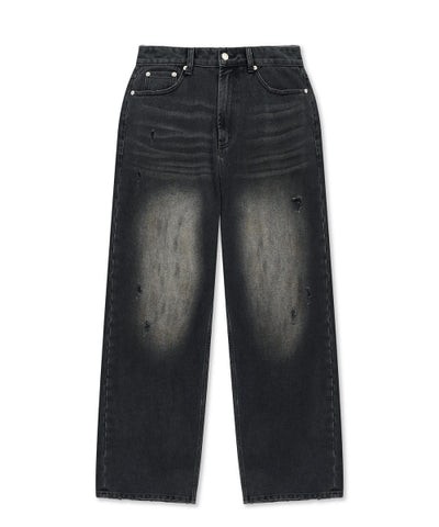 MATIN KIM Vintage Denim Pants Black