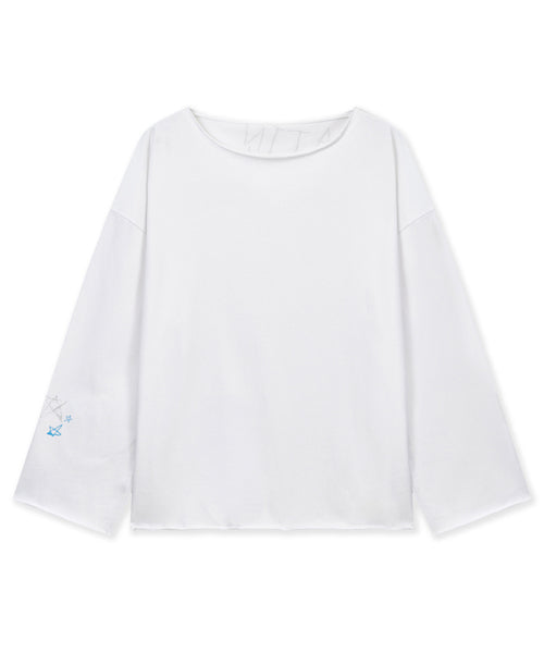 MATIN KIM MATIN KIM T-Shirt Boat Neck Top