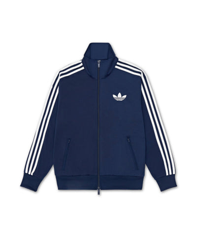 ADIDAS Firebird loose track top - Night Indigo: White